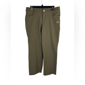 The North‎ Face woman’s brown hiking camping outdoor pants size 8